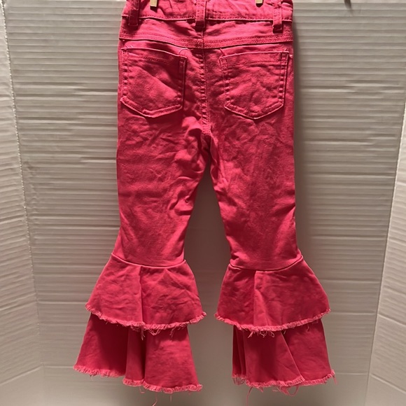 Toddler Fashion Distressed Flared Jeans - Picture 2 of 2